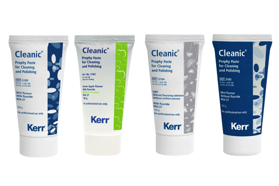 Cleaning paste Cleanic, with or without fluoride