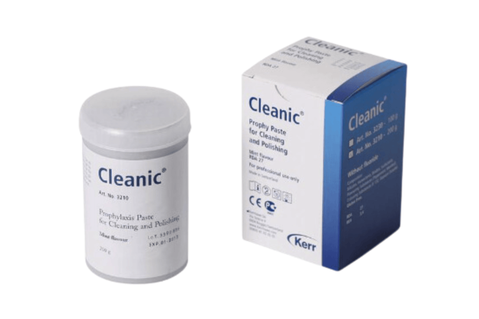 Cleaning paste Cleanic, pre-dosed, with or without fluoride