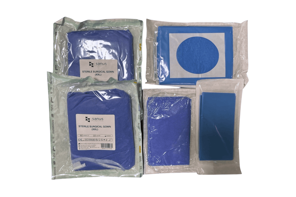 Tandlægerne Nygade operating set, pack of 5 pcs.