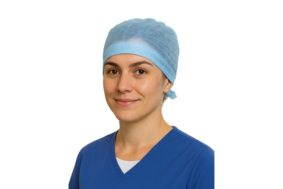 Product sample, Surgical cap with band