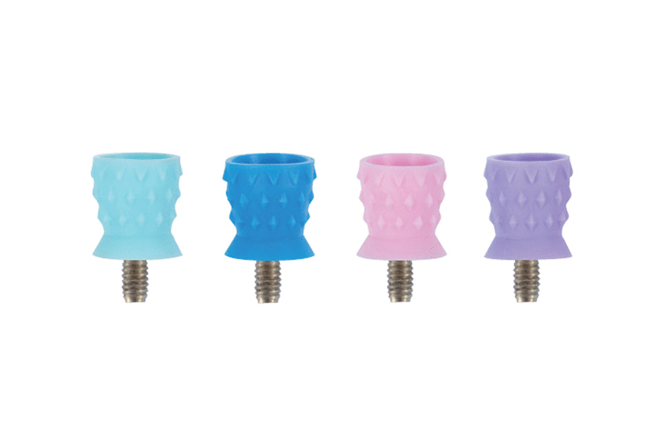 Screw-in polishing cup with dabs on the outside, pack of 100 pcs