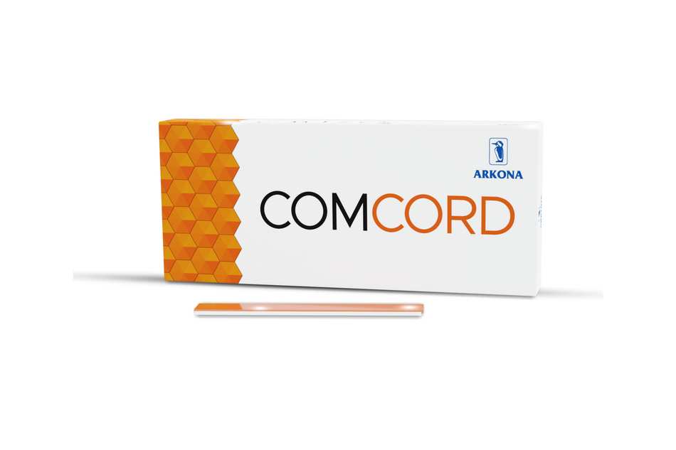 Comcord composite tape with fiber reinforcement, packing with 6 cm