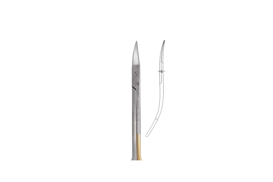 La Grange suture scissors with serration