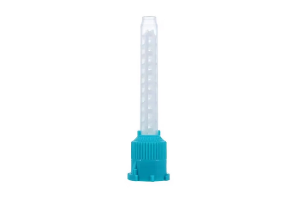 Turquoise mixing tips for 1:1 50 ml cartridges, pack of 50 pcs.