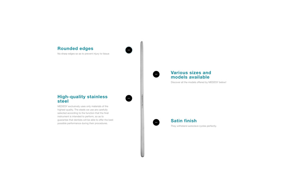 Moldable retractor 215 mm