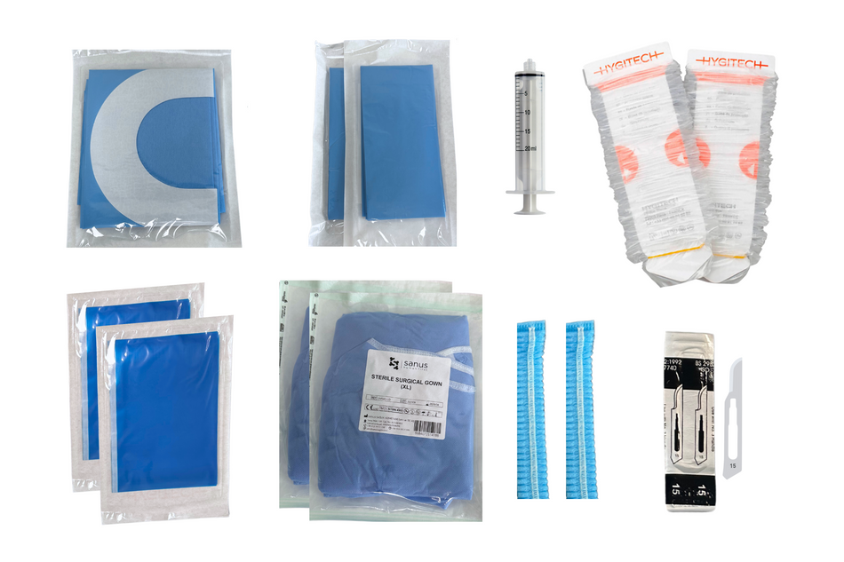 Stine Elkjær surgery set with 5 sets