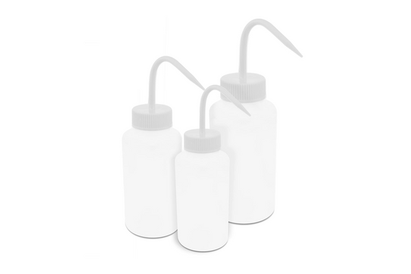 Bottle with "swan" neck