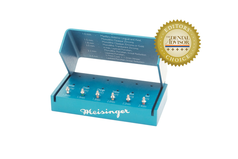 Occlusal reduction kit 8 degrees tapered