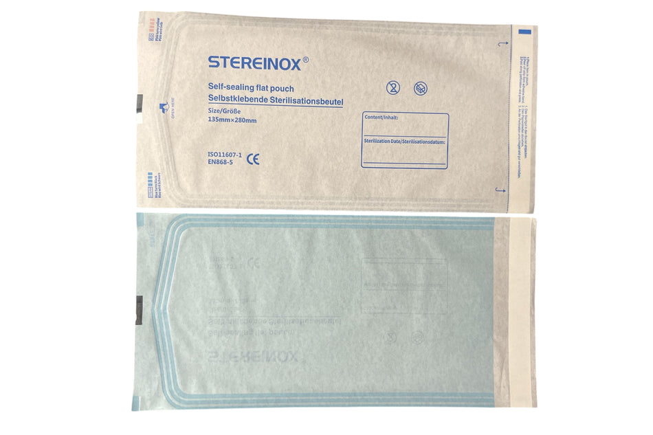 Sample, Autoclave bags 13.5 x 28 cm